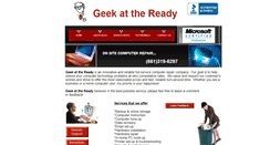 Desktop Screenshot of geekattheready.com